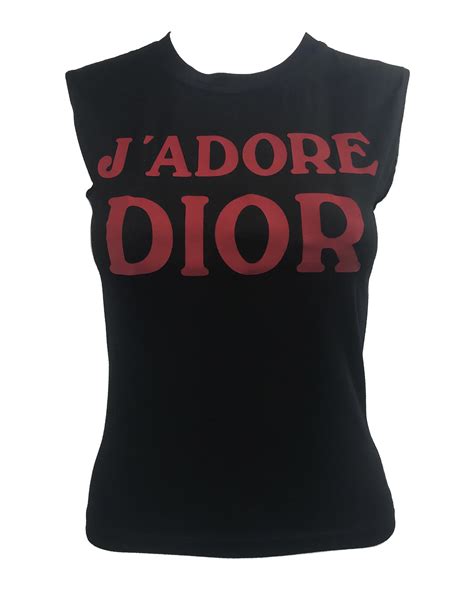 dior j'adore shirt|j'adore dior top vintage.